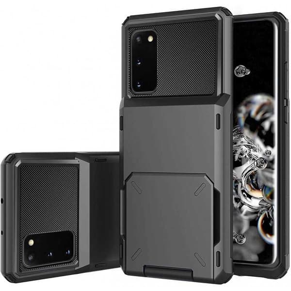 Samsung S20 Plus iskunkestävä kotelo Void-korttipaikalla Black