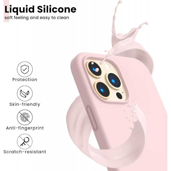 Kuminen iskunkestävä kotelo iPhone 11 Pro Max - vaaleanpunainen