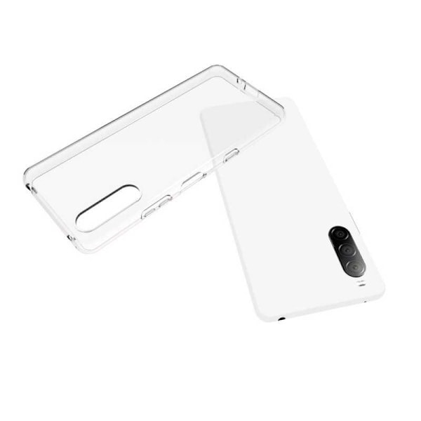 Xperia 10 IV Stöttåligt Genomskinligt Skal Simple Transparent