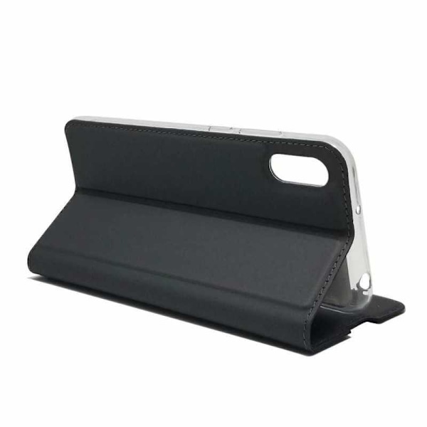 Huawei Y6 2019 Flipfodral Skin Pro med Kortfack Svart