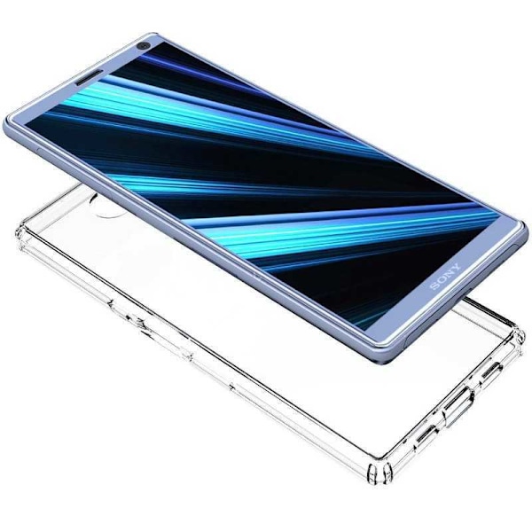 Xperia 10 Plus stødabsorberende silikone Shell Shockr Transparent