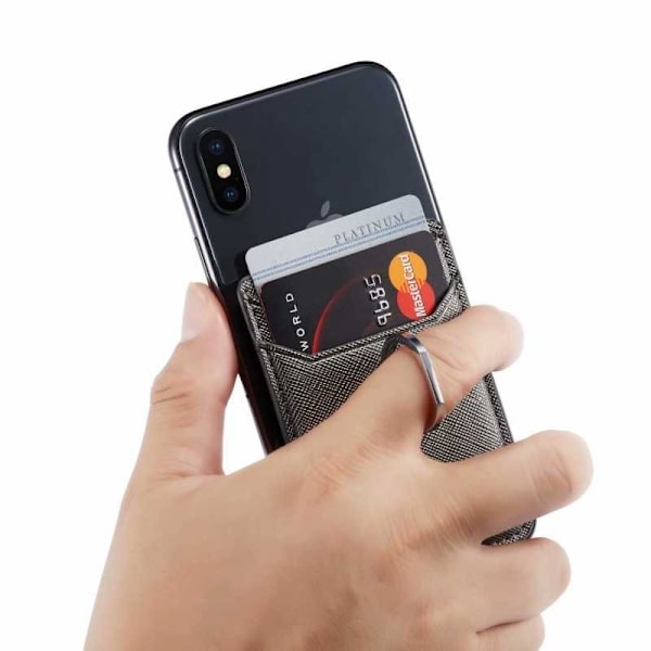 Korttiteline Mobile ring RFID Secure Svart