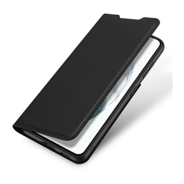 Samsung S22 Exclusive Flip Case Smooth-kortspor Black