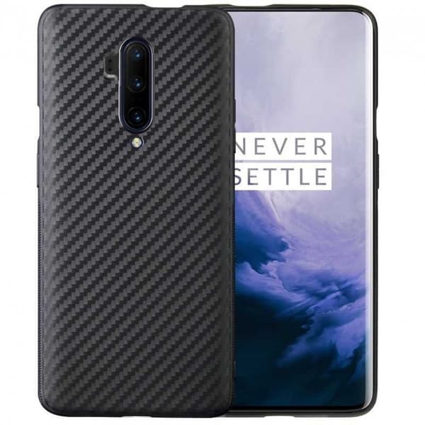 OnePlus 7T Pro Iskunkestävä suojus FullCarbon V2 Black