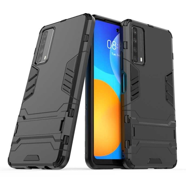 Huawei P Smart 2021 Stöttåligt Skal med Kickstand ThinArmor Svart