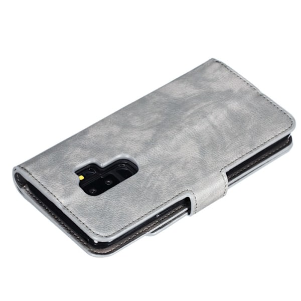 Samsung S9 Praktisk Plånboksfodral med 12-Fack Array V4 - Grå