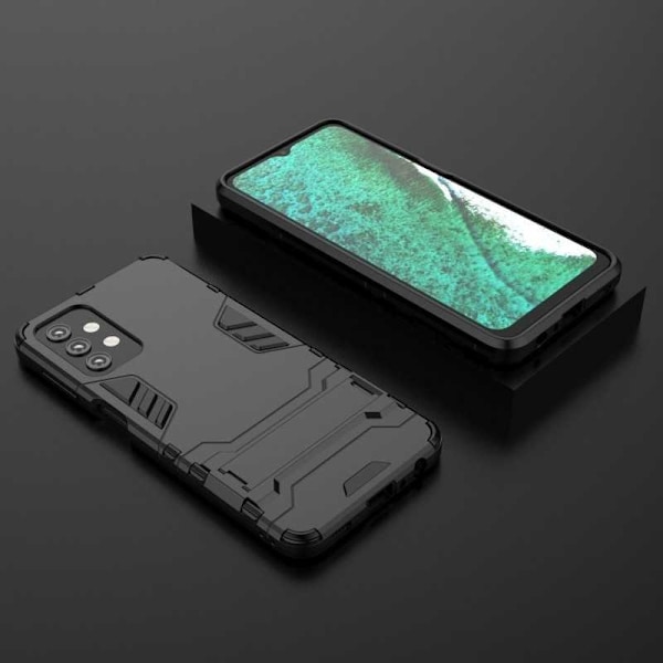 Samsung A32 4G iskunkestävä kotelo jalustalla ThinArmor Black