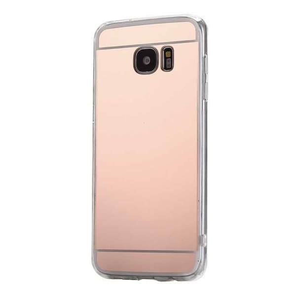 Samsung S5 Elegant Stötdämpande Spegelskal TPU Silver