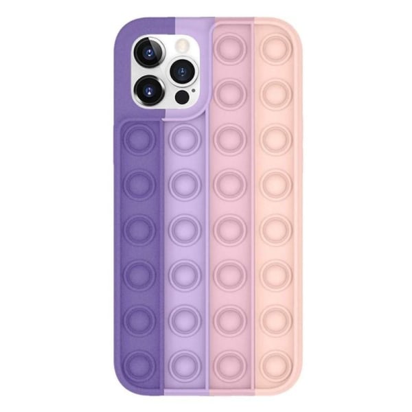 iPhone 12/12 Pro beskyttelsesveske Fidget Toy Pop-It Multicolor