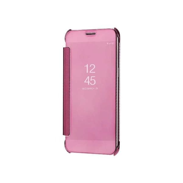 Samsung A8 2018 Flip Case Clear View Seisova Rocket Svart