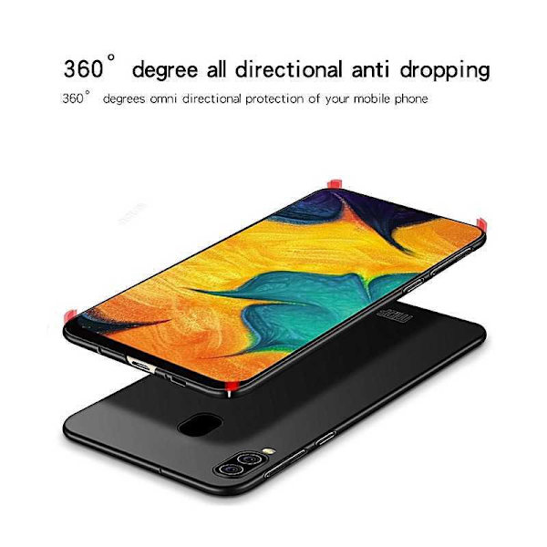 Samsung A20e Ultra Thin Matte Black Cover Basic V2 Black