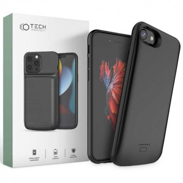 iPhone SE (2020 & 2022) Ultra Slim Batteriskal 3200mAh Titan Svart