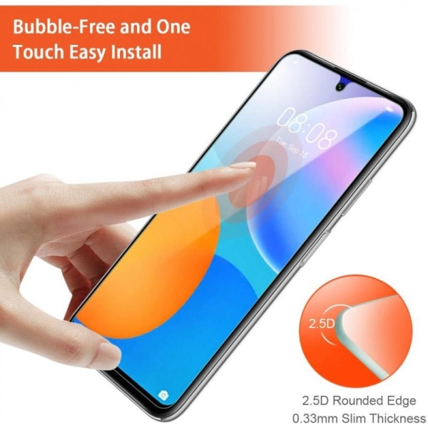 Huawei P Smart 2021 Hærdet glas 0,26mm 2,5D 9H Transparent