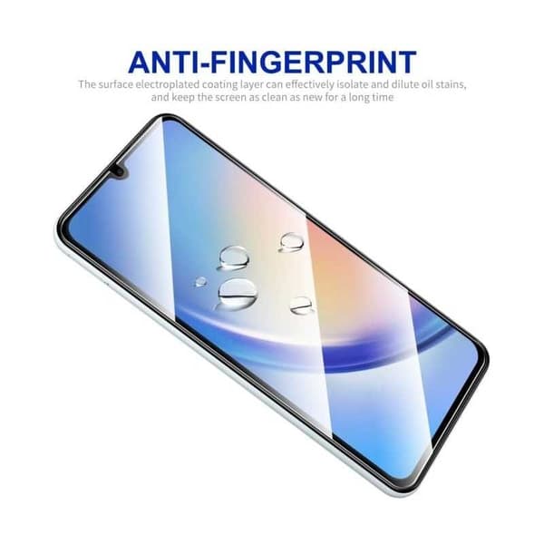 Samsung A25 5G Härdat Glas 0.26mm 2.5D 9H Fullframe Transparent