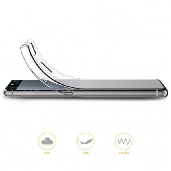 Huawei P9 Lite Stötdämpande Silikon Skal Simple® Transparent