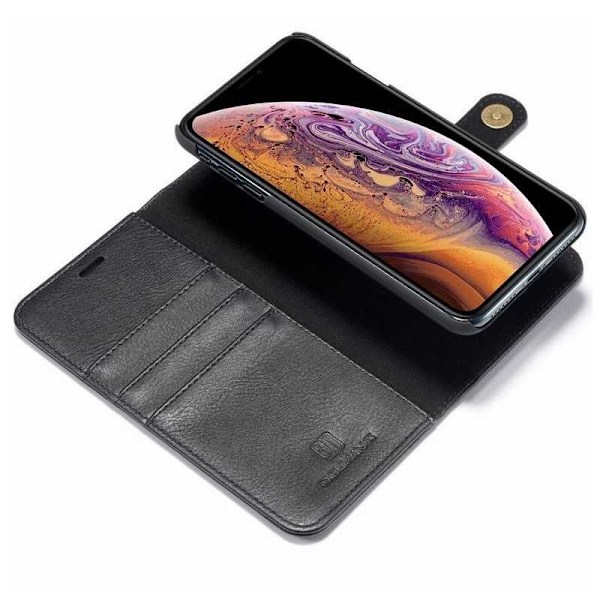 Mobilplånbok Magnetisk DG Ming iPhone XS Max Svart