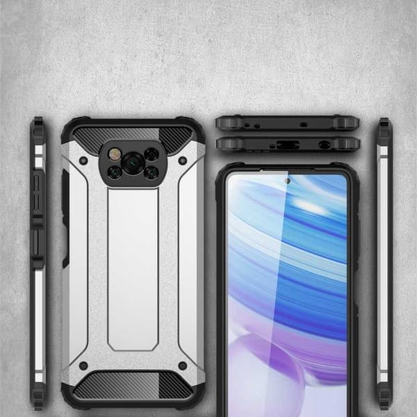 Xiaomi Poco X3 NFC Iskunkestävä SlimArmor - musta Svart