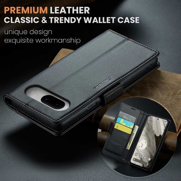 CaseMe Skin Pro Fodral Google Pixel 8 Svart