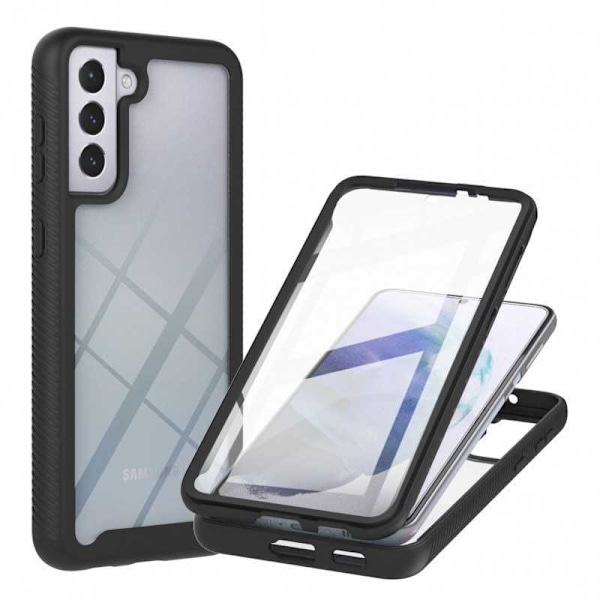 Samsung S21 FE fuld dækning Premium 3D etui ThreeSixty Transparent