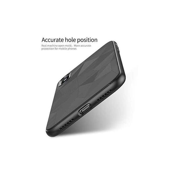 iPhone XS Max Iskunkestävä kotelo Mesh V3 Black