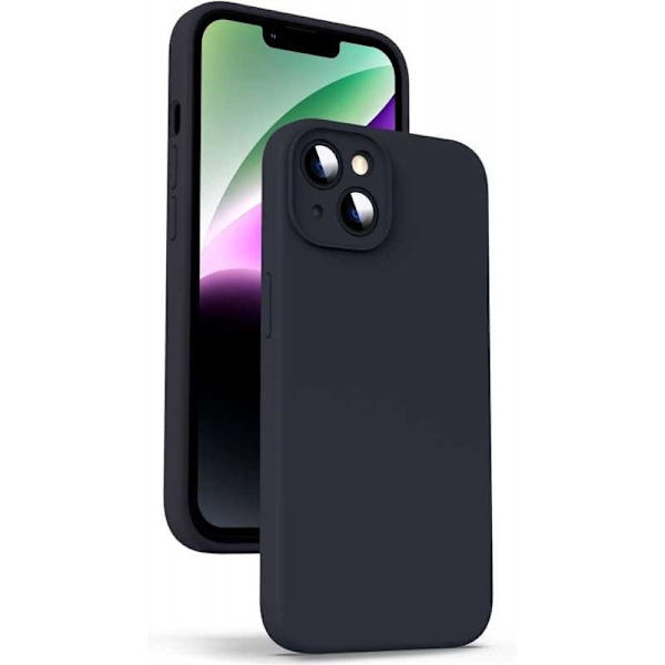 iPhone 13 Mini Kuminen Shell Liquid - Musta