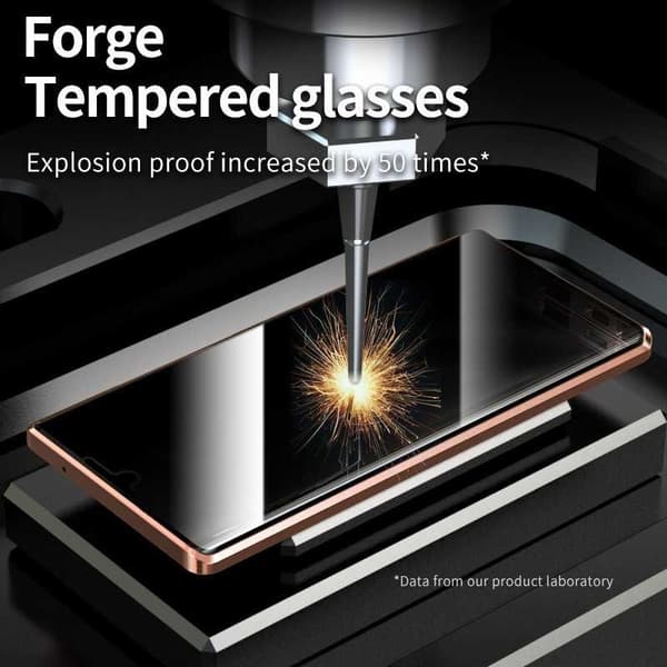 Samsung Note 20 Ultra Privacy Comprehensive Premium -kuori Silver