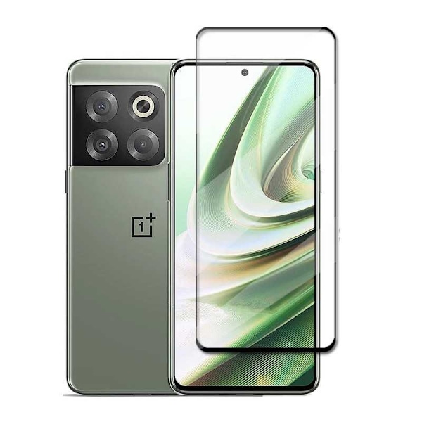 2-PACK Oneplus 10T Härdat Glas 0.26mm 2.5D 9H Fullframe Transparent