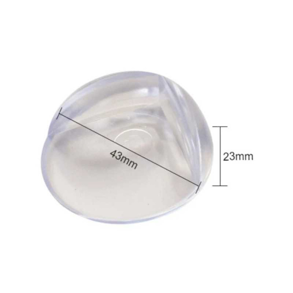 12-PACK Reunasuojaus / Kulmasuojaus Taulukko Transparent