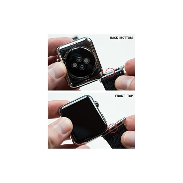 Armbåndstiftadapter for Apple Watch 1-8 Series 42/44/45/49mm Pink gold