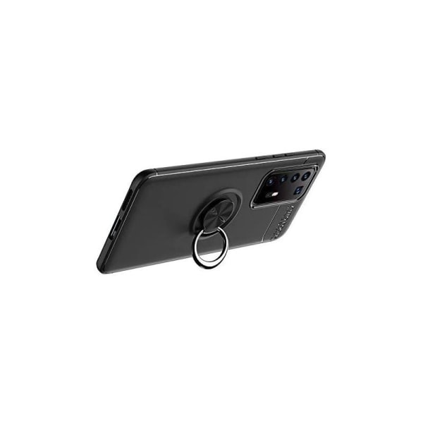Huawei P40 Pro Praktisk stødsikkert cover med ringholder V3 Black