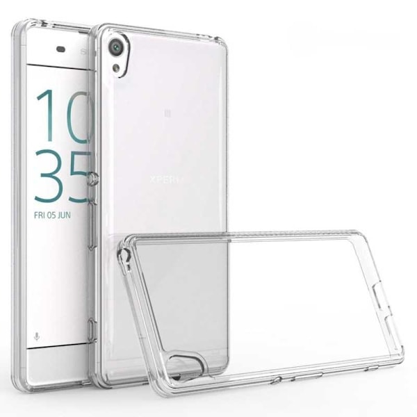 Xperia XA1 Stöttåligt Genomskinligt Skal Simple Transparent