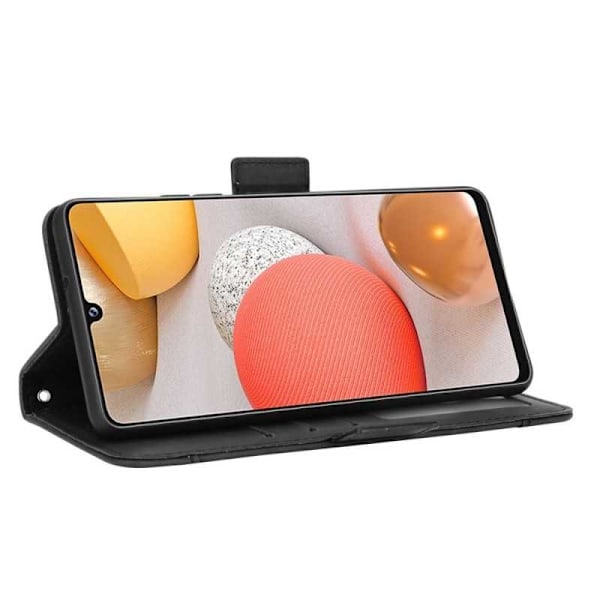 Samsung A42 5G Plånboksfodral PU-Läder 6-FACK Winston V3 Svart