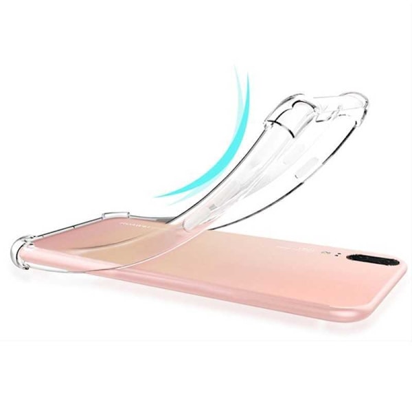 Huawei P20 stødabsorberende silikone Shell Shockr Transparent