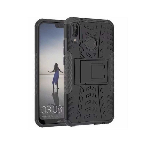 Huawei P20 Lite iskunkestävä suojus ja tuki Active Svart