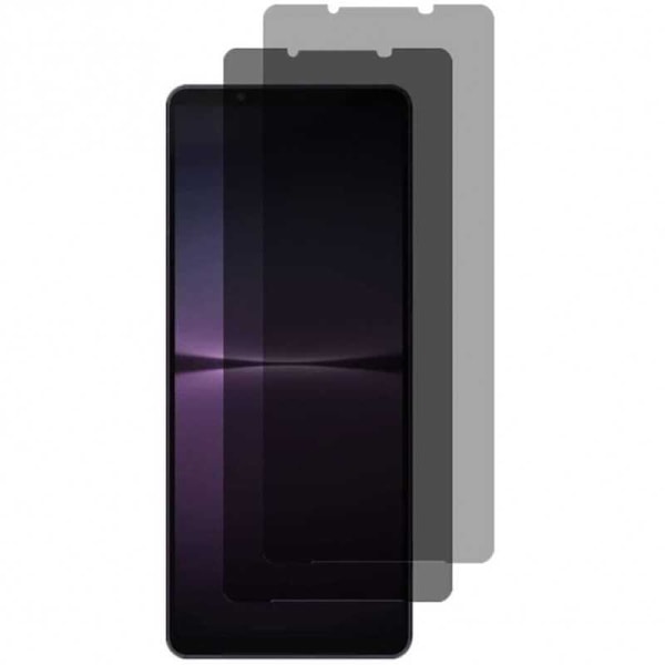 2-PACK Xperia 10 V Privacy Härdat glas 0.26mm 2.5D 9H Transparent