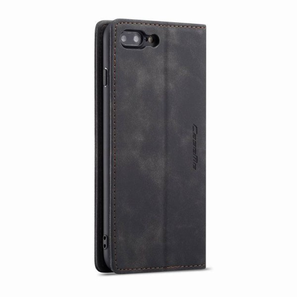 iPhone 8 Plus Elegant Flip Cover CaseMe 3-RUMMET Black
