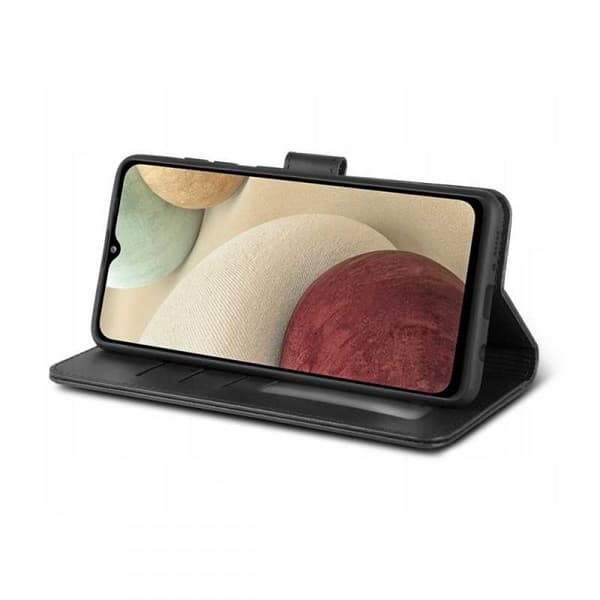 Samsung S23 Plus Wallet Case PU-nahkainen 4-POCKET Black