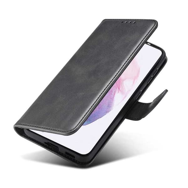 Samsung S24 Plus Wallet Case PU-nahkainen 4-POCKET - Musta