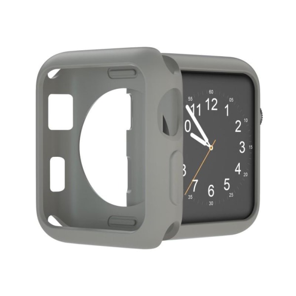 2-PACK Soft Bumper Shell Apple Watch 38mm Grå