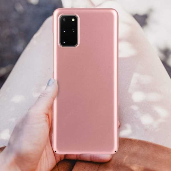 Samsung S20 Plus Tunt Lätt Skal Basic V2 Rosenguld Rosa guld