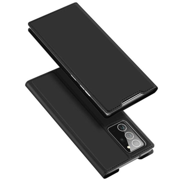 Samsung Note 20 Flip Case Smooth -korttipaikka Black