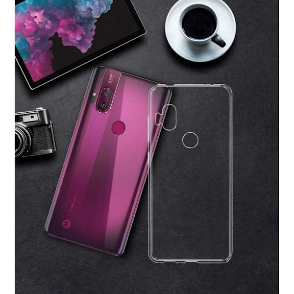 Motorola One Hyper stødabsorberende silikonecover Enkelt Transparent