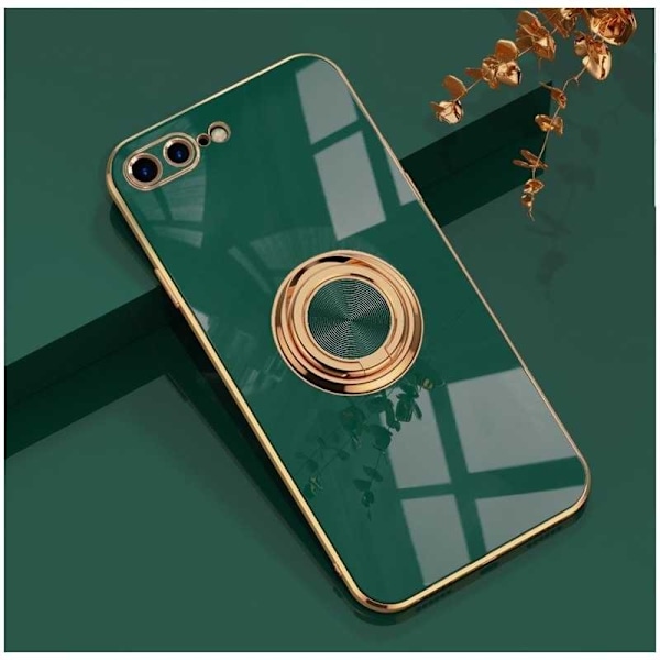 iPhone 7 Plus / 8 Plus Elegant & stødsikkert cover med ringholder fejlfri Rosa