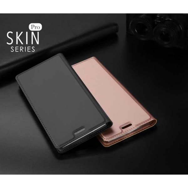 Xperia XZ2 Compact Flip Case Smooth -korttipaikka Svart