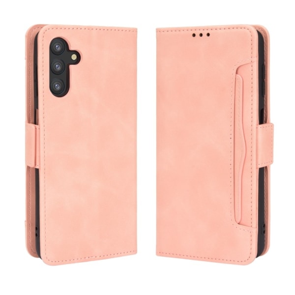 Samsung S24 Plus pung etui PU læder 6-LOMMES Winston V3 - Rose guld