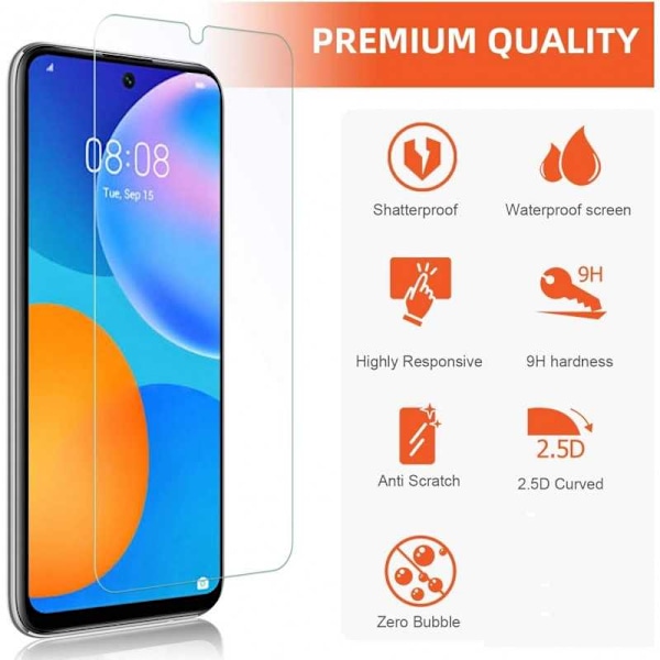 2-PACK P Smart 2021 karkaistu lasi 0,26mm 2,5D 9H Transparent