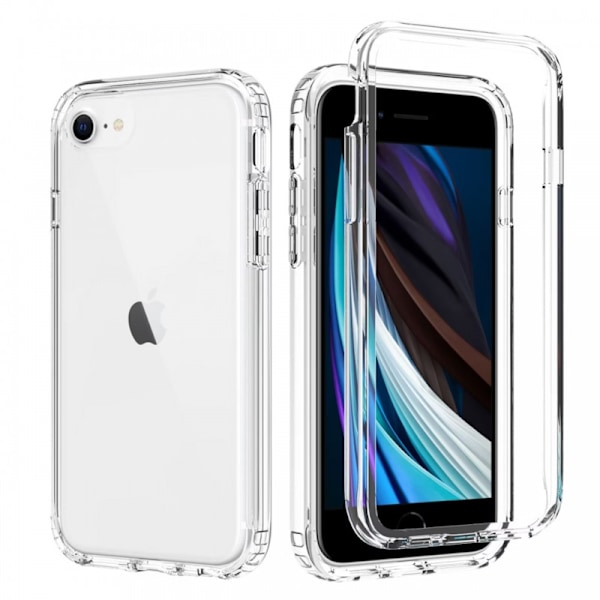 iPhone 6 / 7 / 8 / SE 2020 2022 Heltäckande Premium 3D Skal 3in1 ThreeSixty Clear