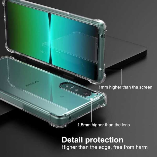 Xperia 1 V iskuja vaimentava silikonikotelo Shockr