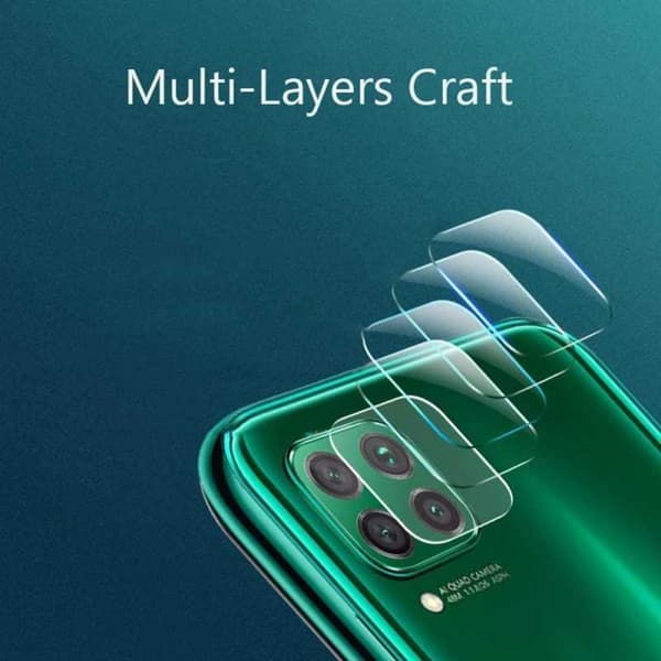 Huawei P40 Lite Kamera Linsskydd Transparent