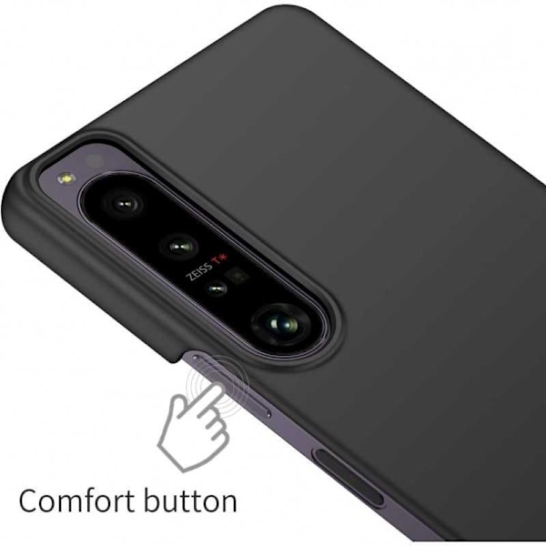 Xperia 1 IV Ultratunt Mattsvart Skal Basic V2 Svart